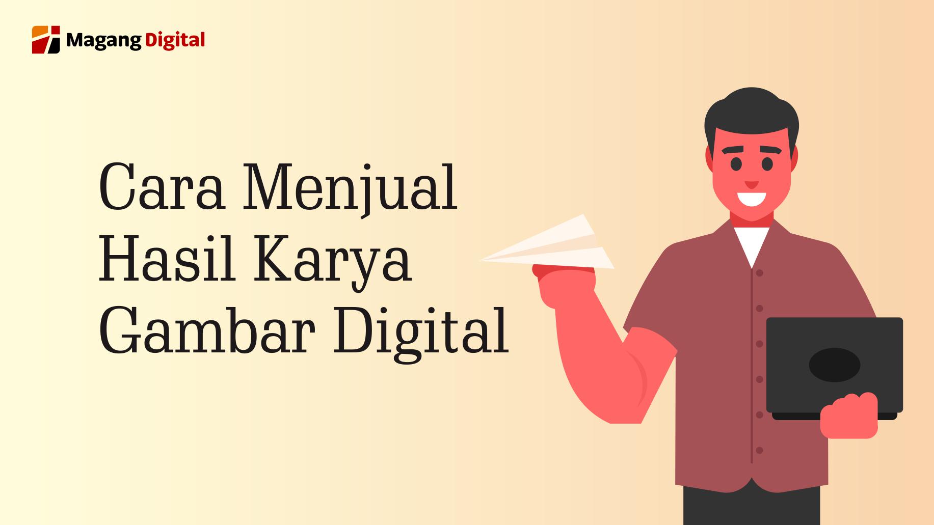 Cara menjual hasil karya gambar digital