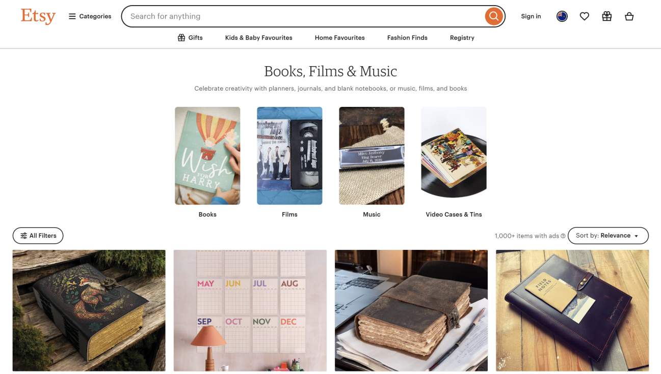 Membuat Akun di Platform Etsy