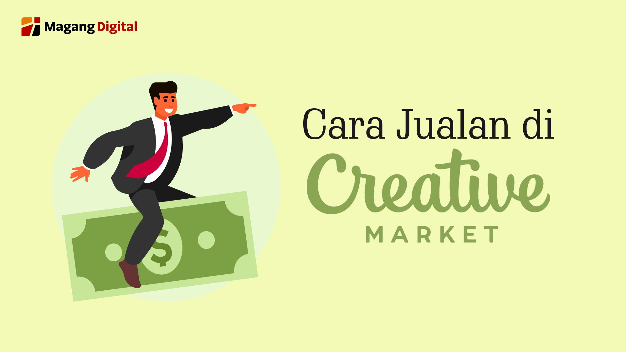cara jualan di creative market