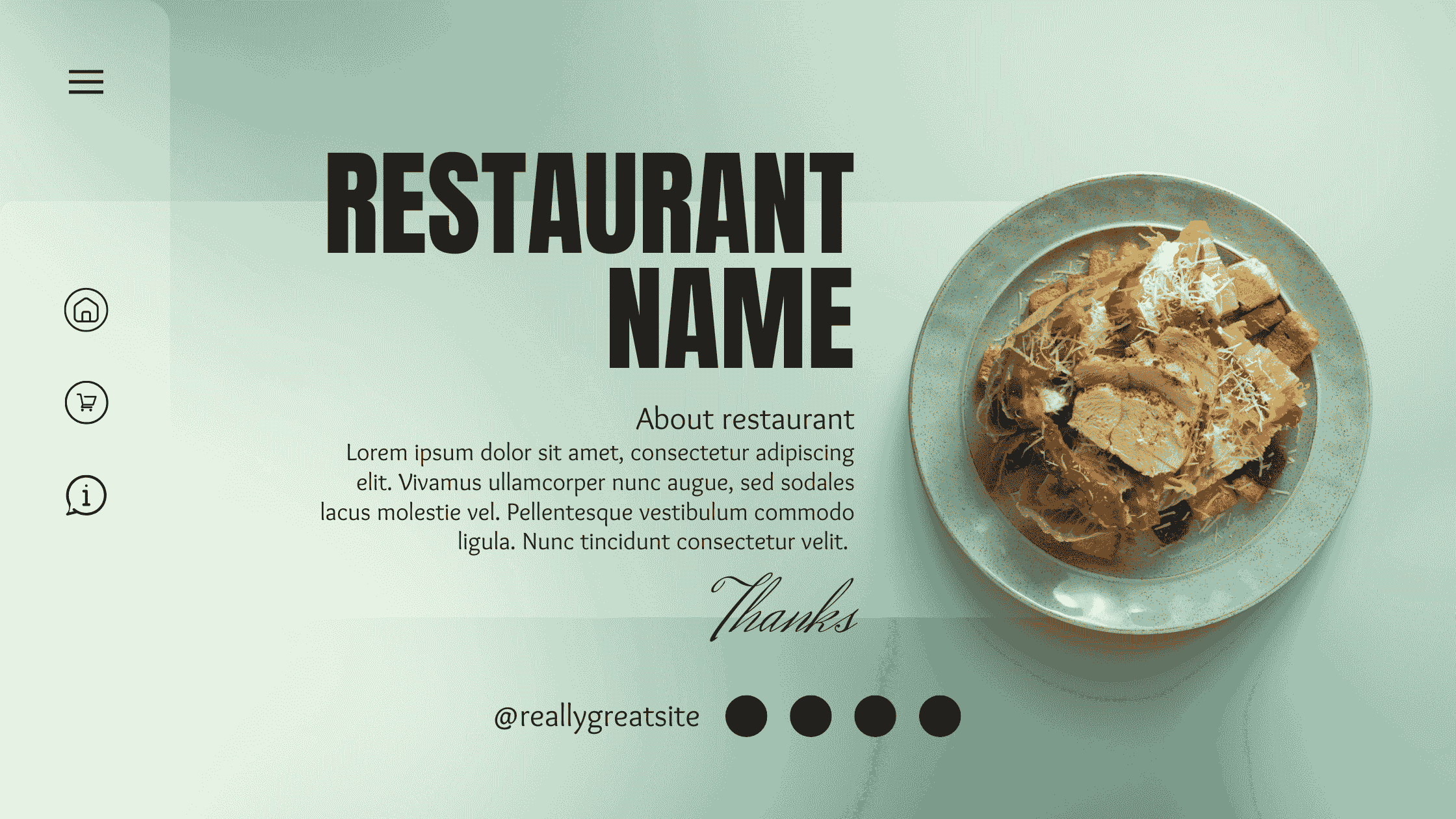 Contoh Blogger Makanan