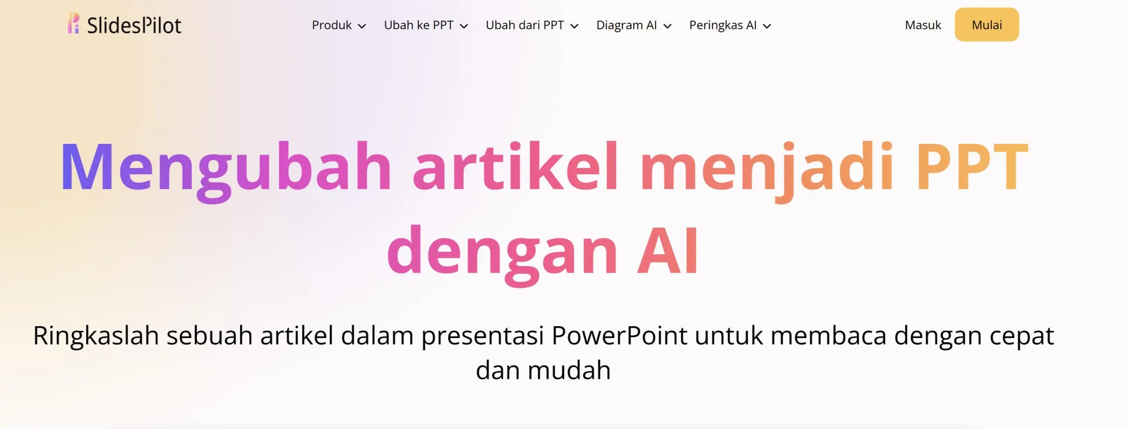 Cara Membuat PPT dengan AI SlidesPilot
