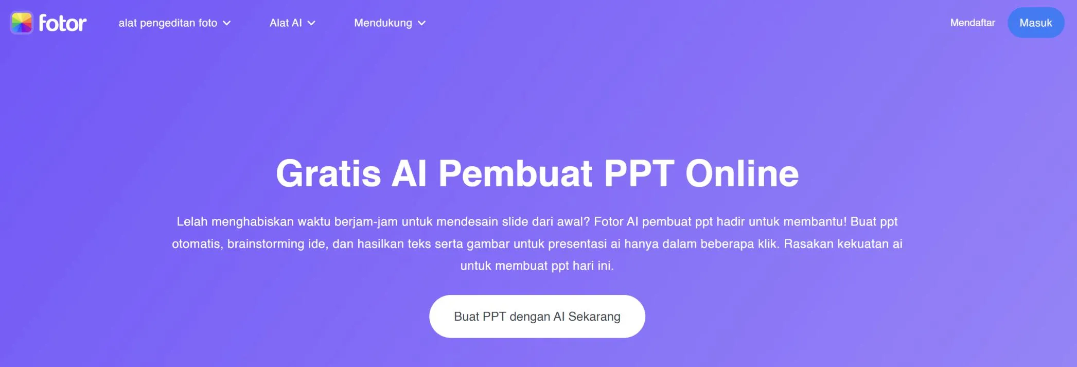 Fotor dengan Fitur AI