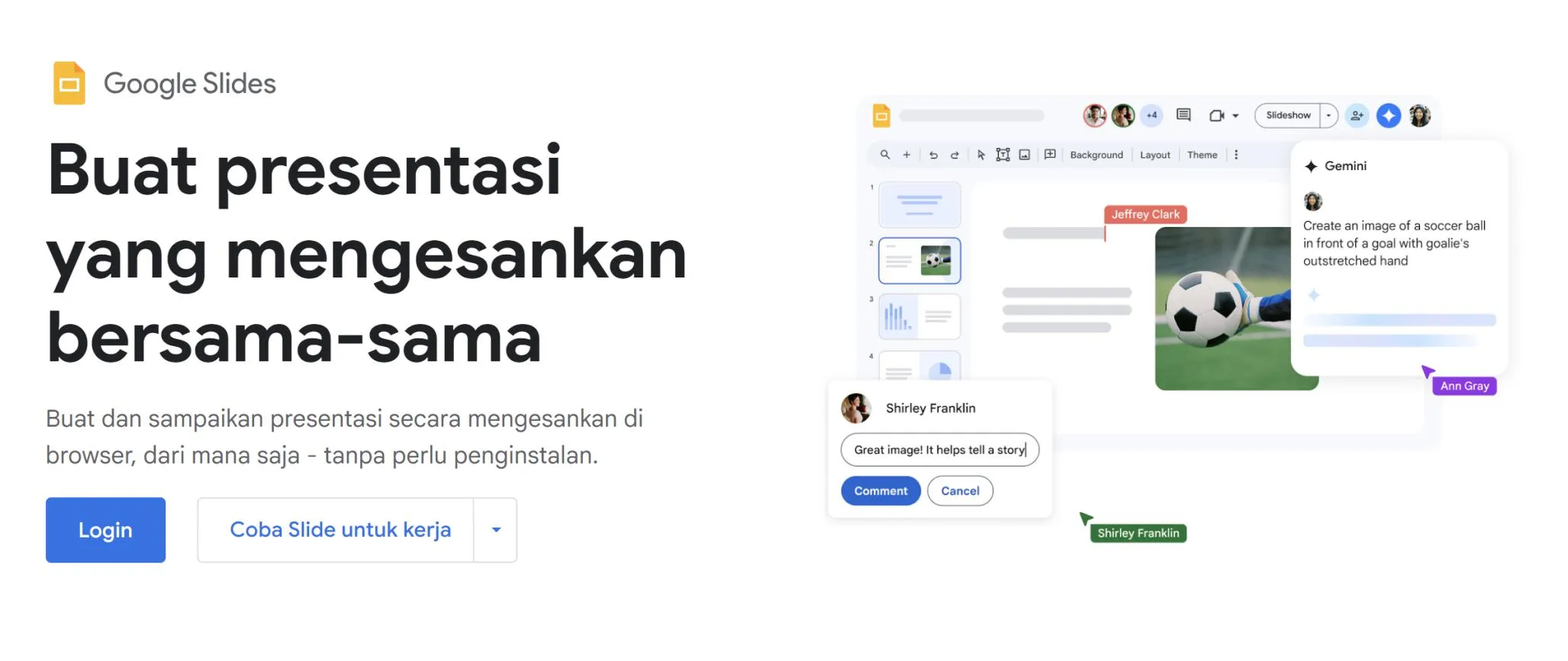Google Slide dengan Add On Plugin SlidesAI