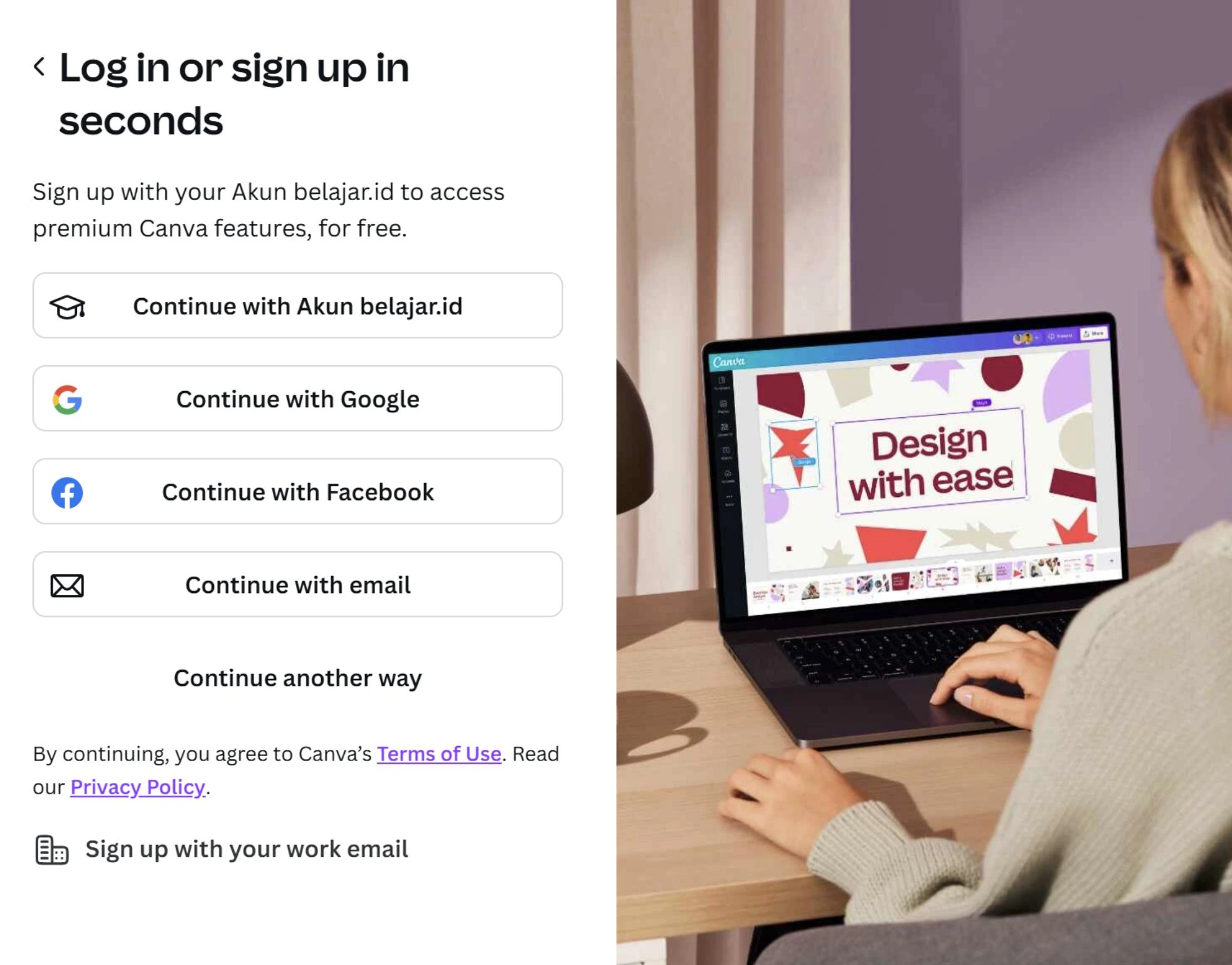 Membuat Akun Canva