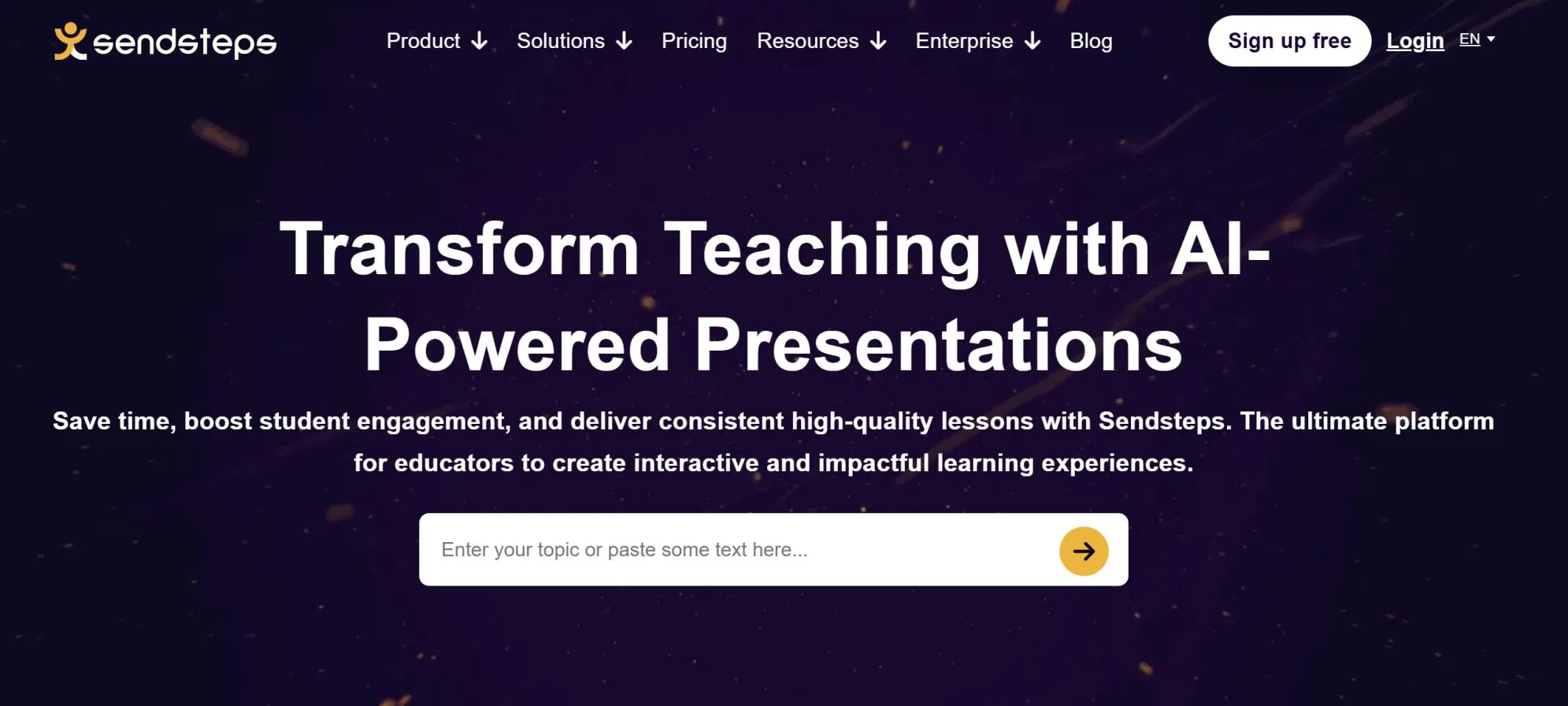 Sendsteps dengan Bantuan Kecerdasan Buatan