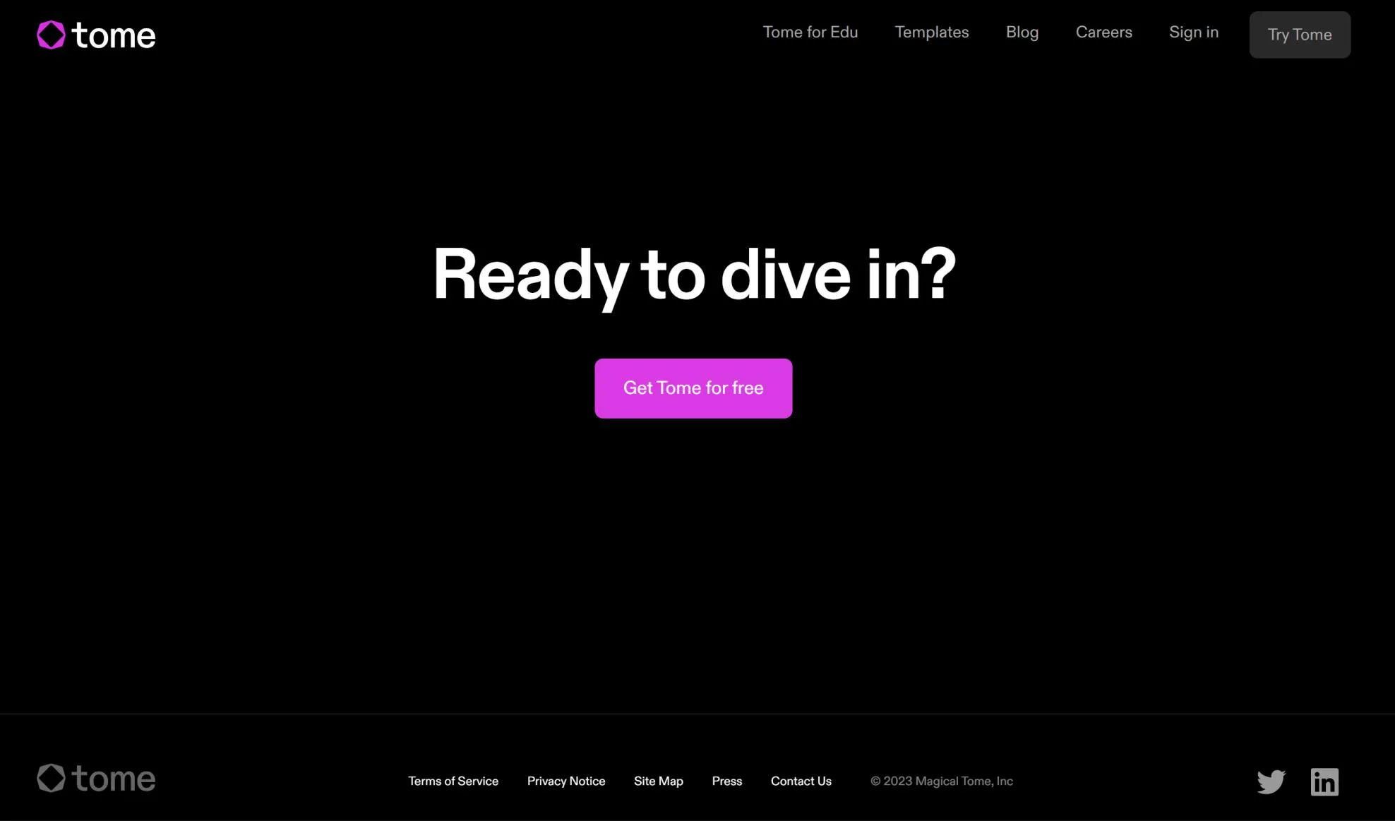 Tome App dengan Fitur TomeAI PPT