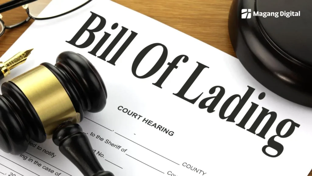 cara membuat bill of lading