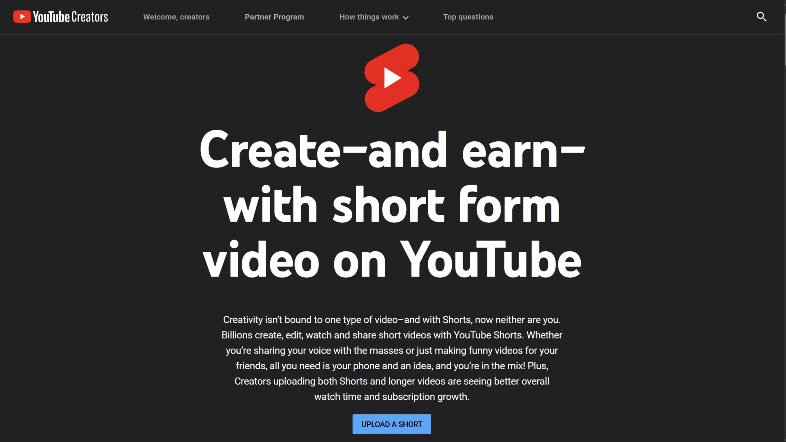 Cara dapat uang dari YouTube Shorts