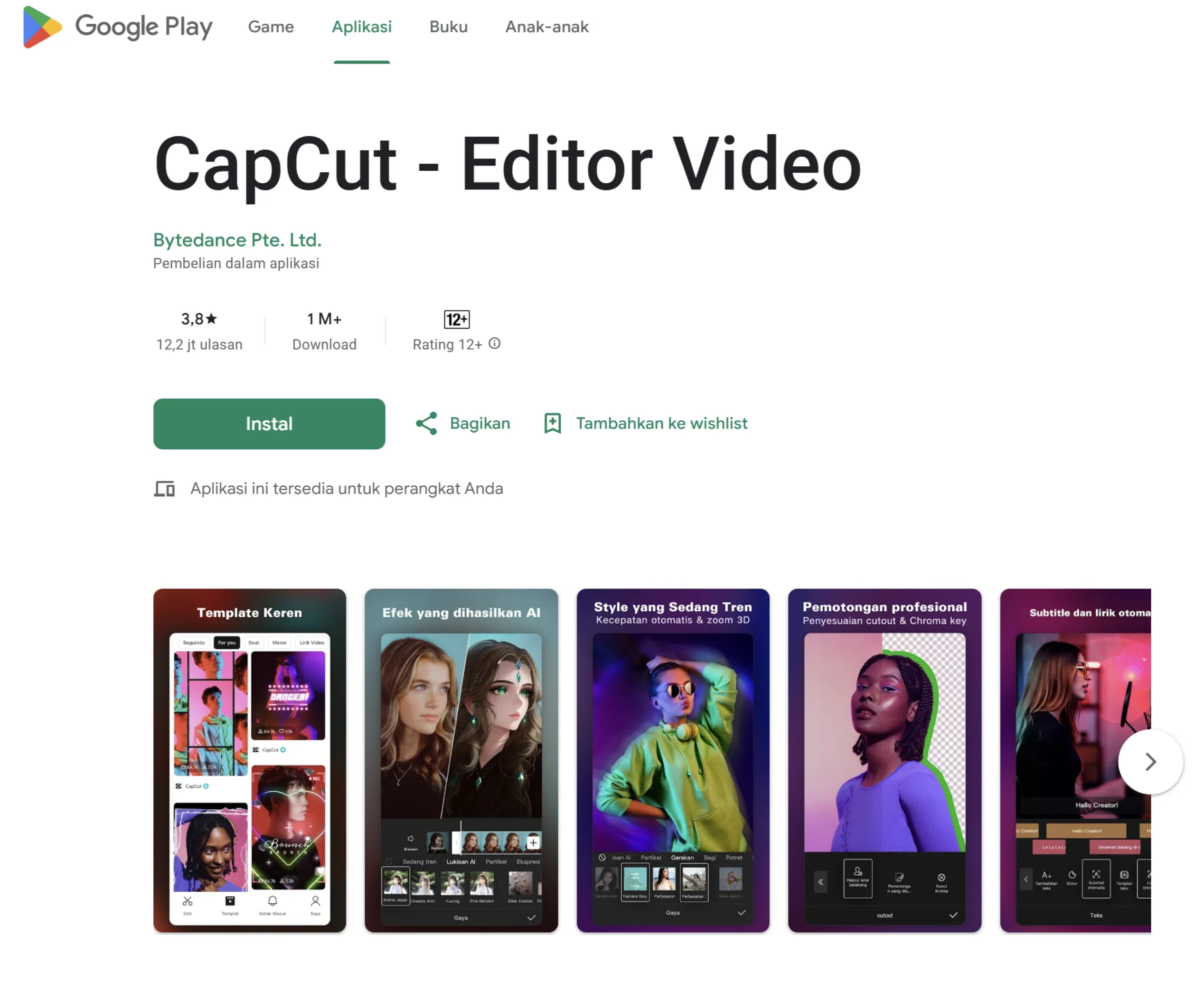 Jualan template Canpcut