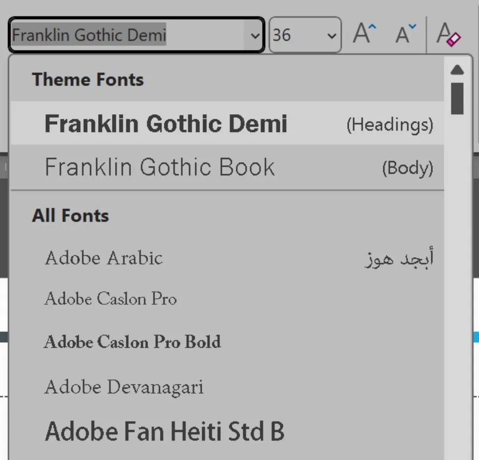 Mengatur Font