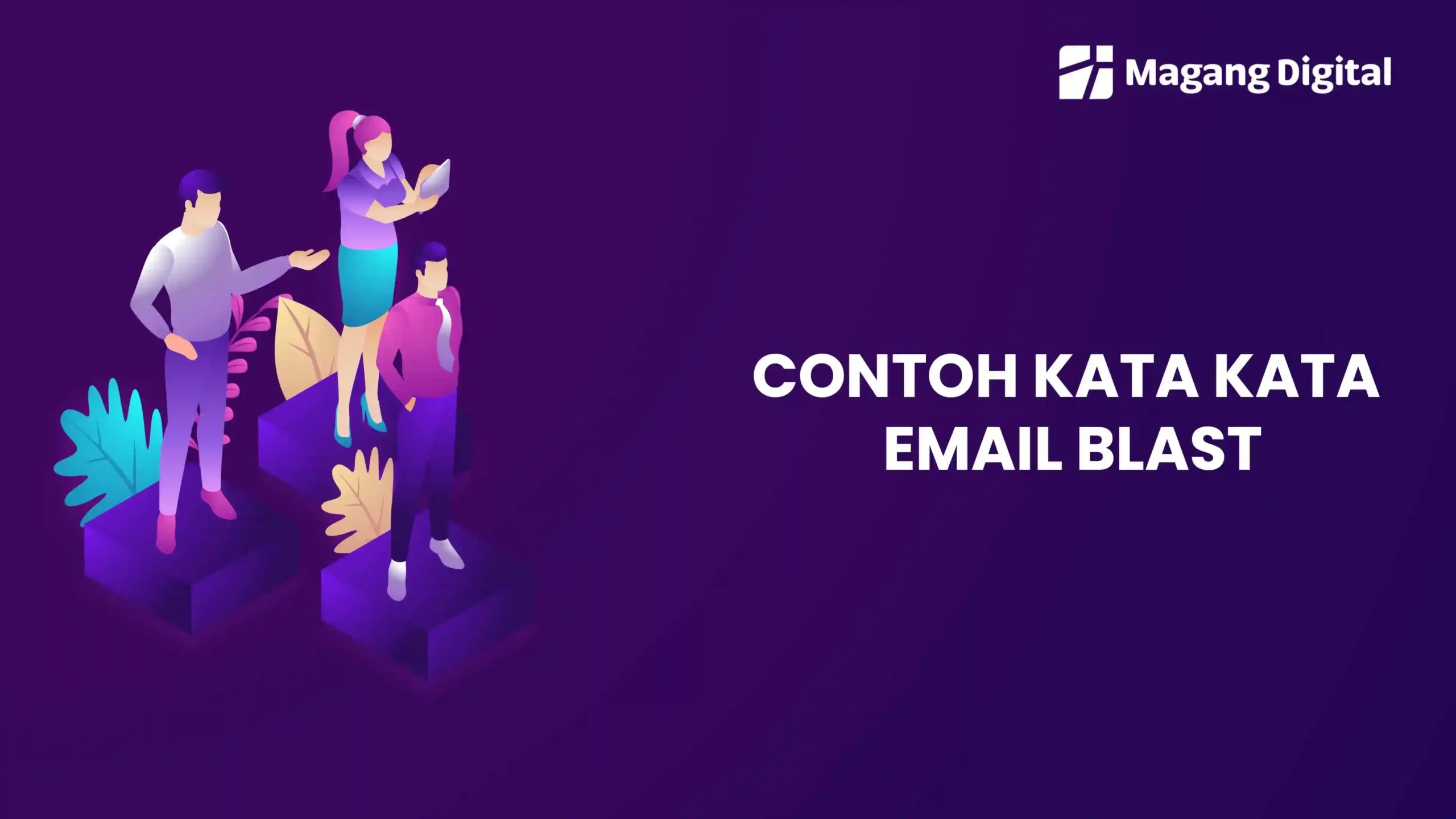contoh kata kata email blast
