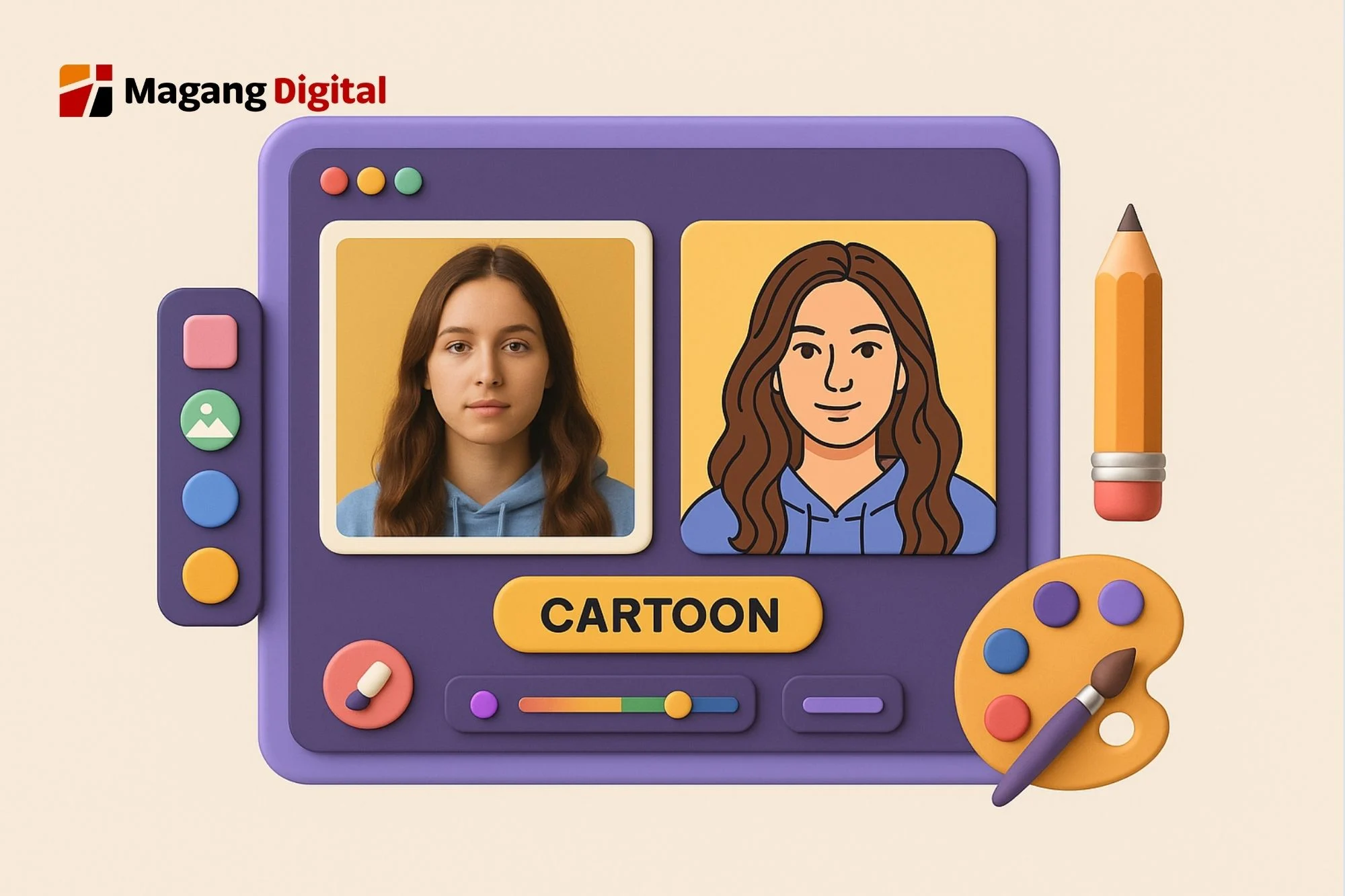 Cara Mengubah Foto Menjadi Kartun di Canva