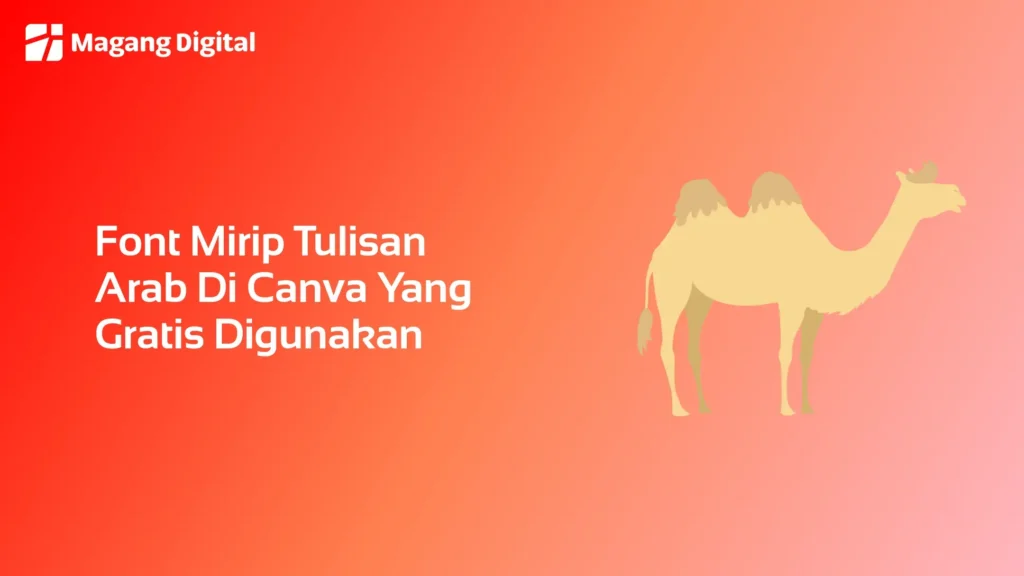 Font Mirip Tulisan Arab di Canva