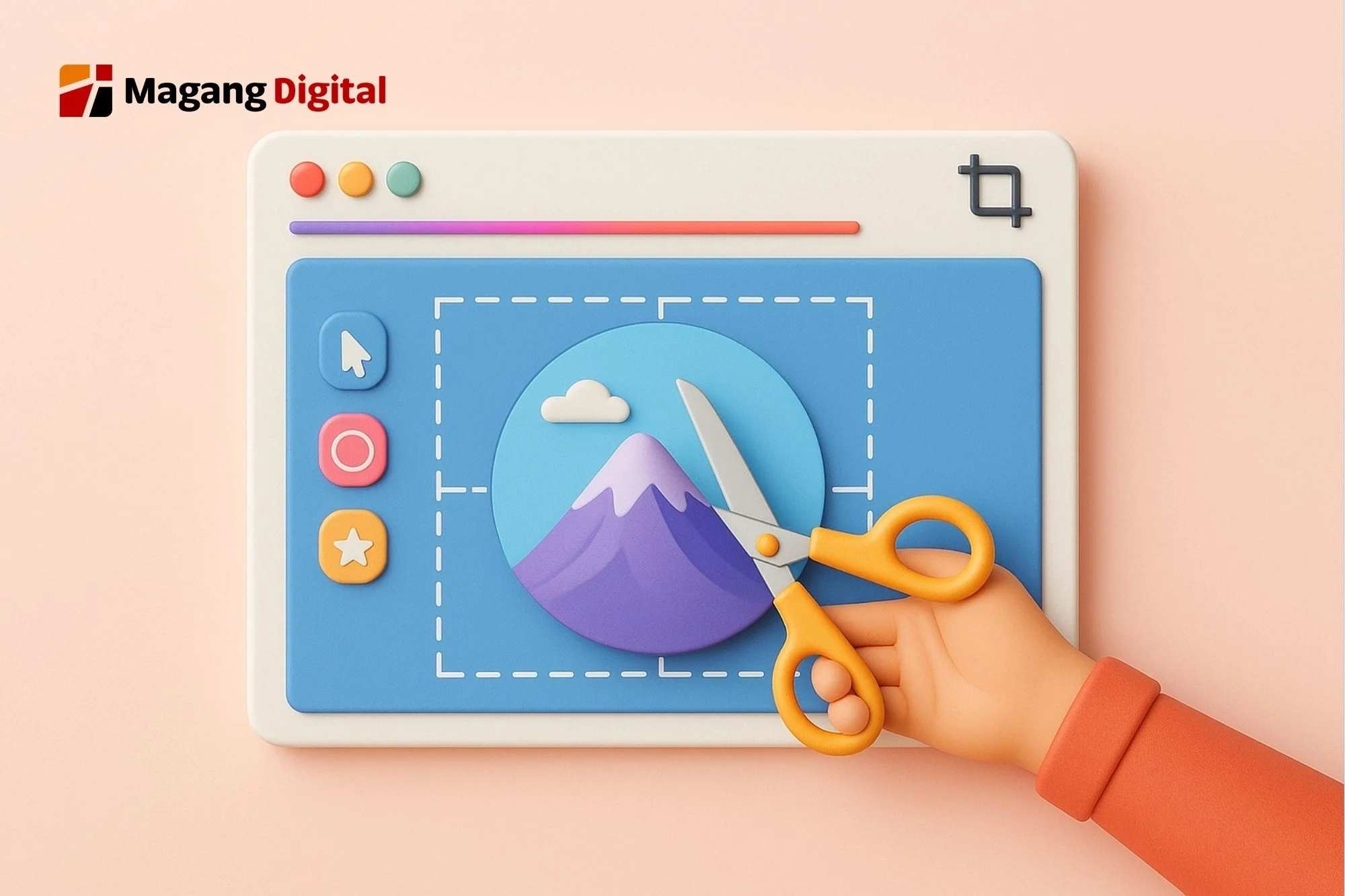 Cara Memotong Gambar Sesuai Bentuk di Canva
