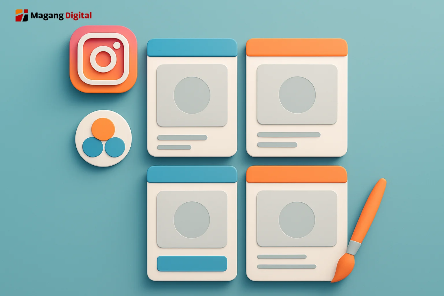 Cara Buat Feed IG Nyambung di Canva