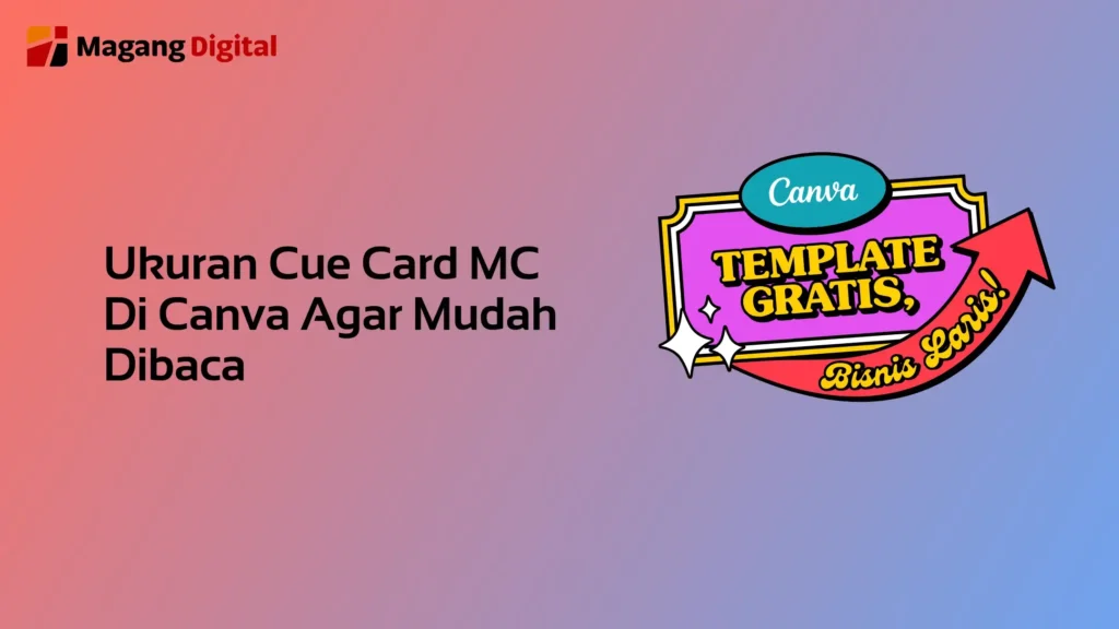 Ukuran Cue Card MC di Canva