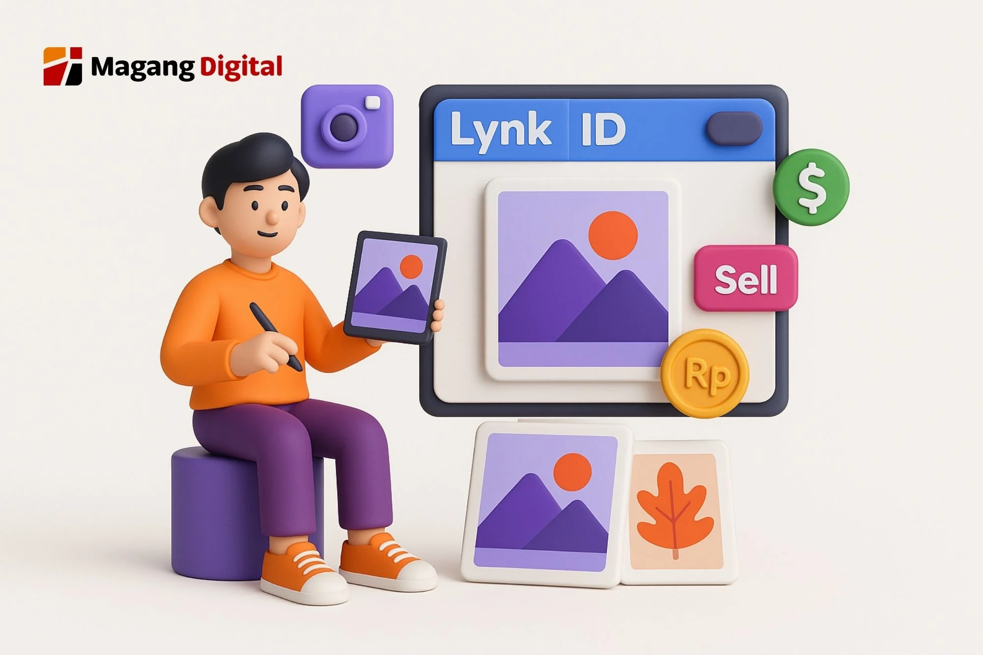 Cara Menjual Gambar di Lynk ID