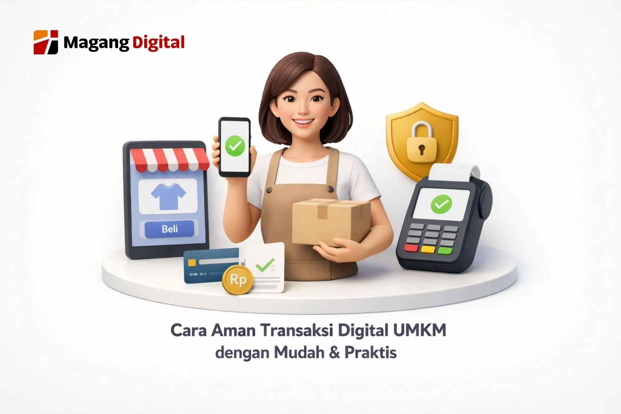 Cara Aman Transaksi Digital UMKM