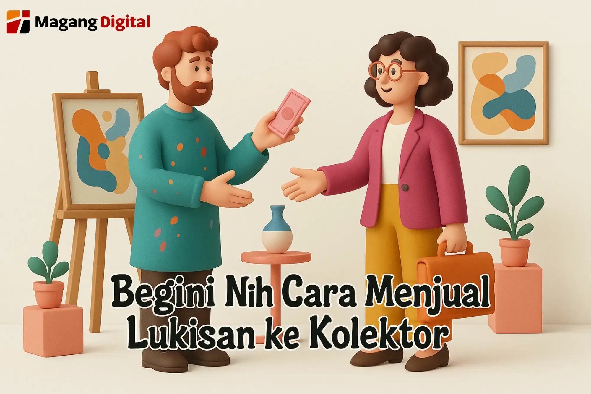 Cara Menjual Lukisan ke Kolektor