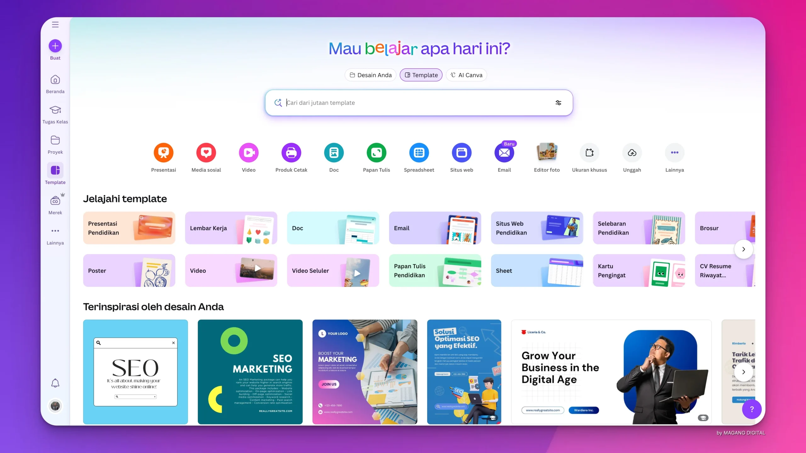 Cara Membatalkan Langganan Canva