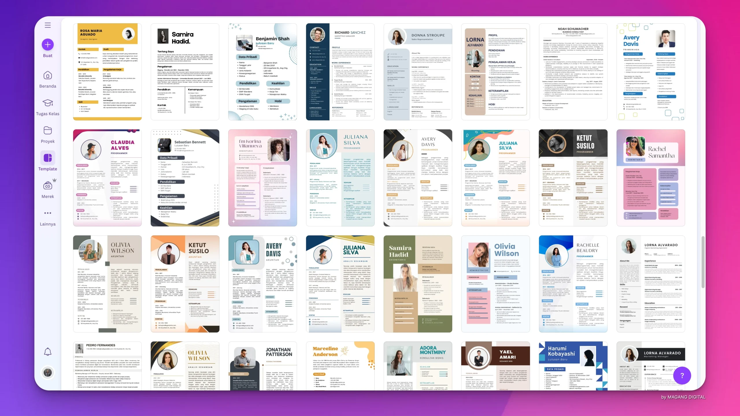Cara Membuat Curriculum Vitae di Canva