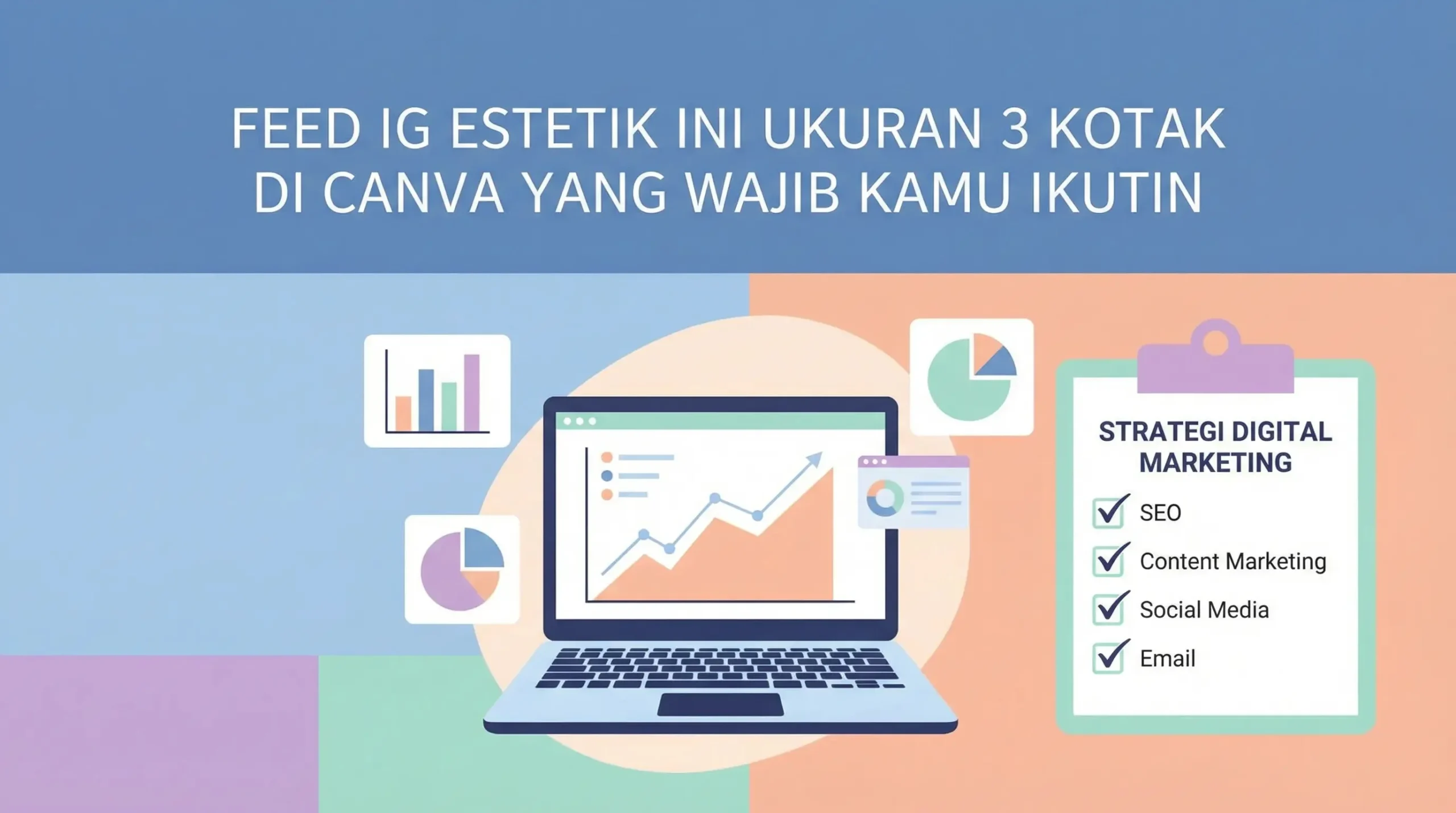 Ukuran Feed IG 3 Kotak di Canva