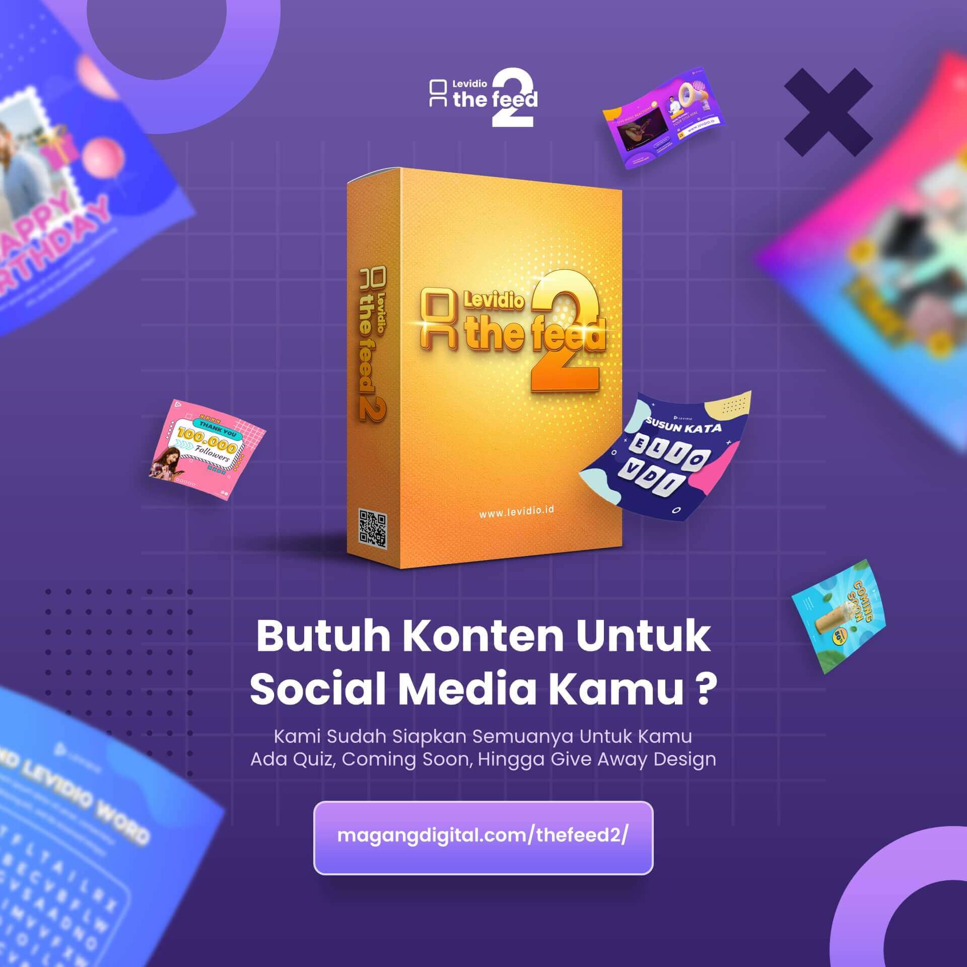 Template dan Aset untuk Media Sosial Anda