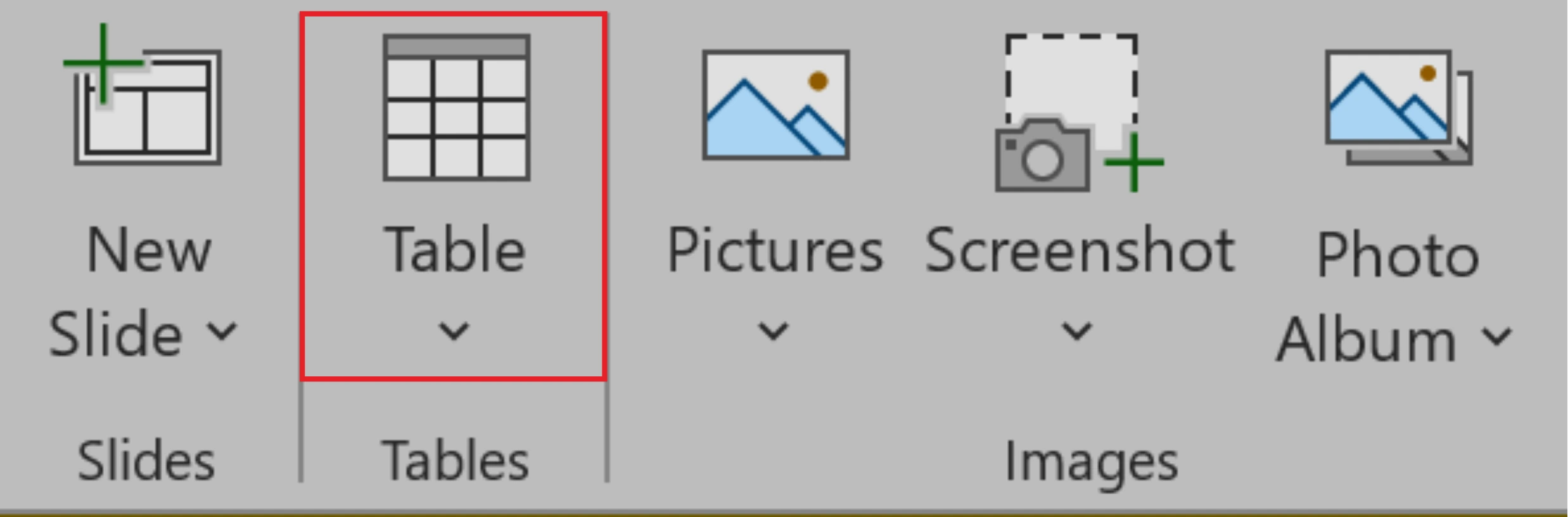 Buat Tabel di PPT