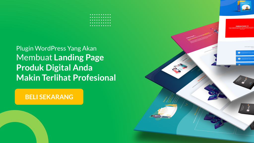 Template Landing Page Khusus Produk Digital